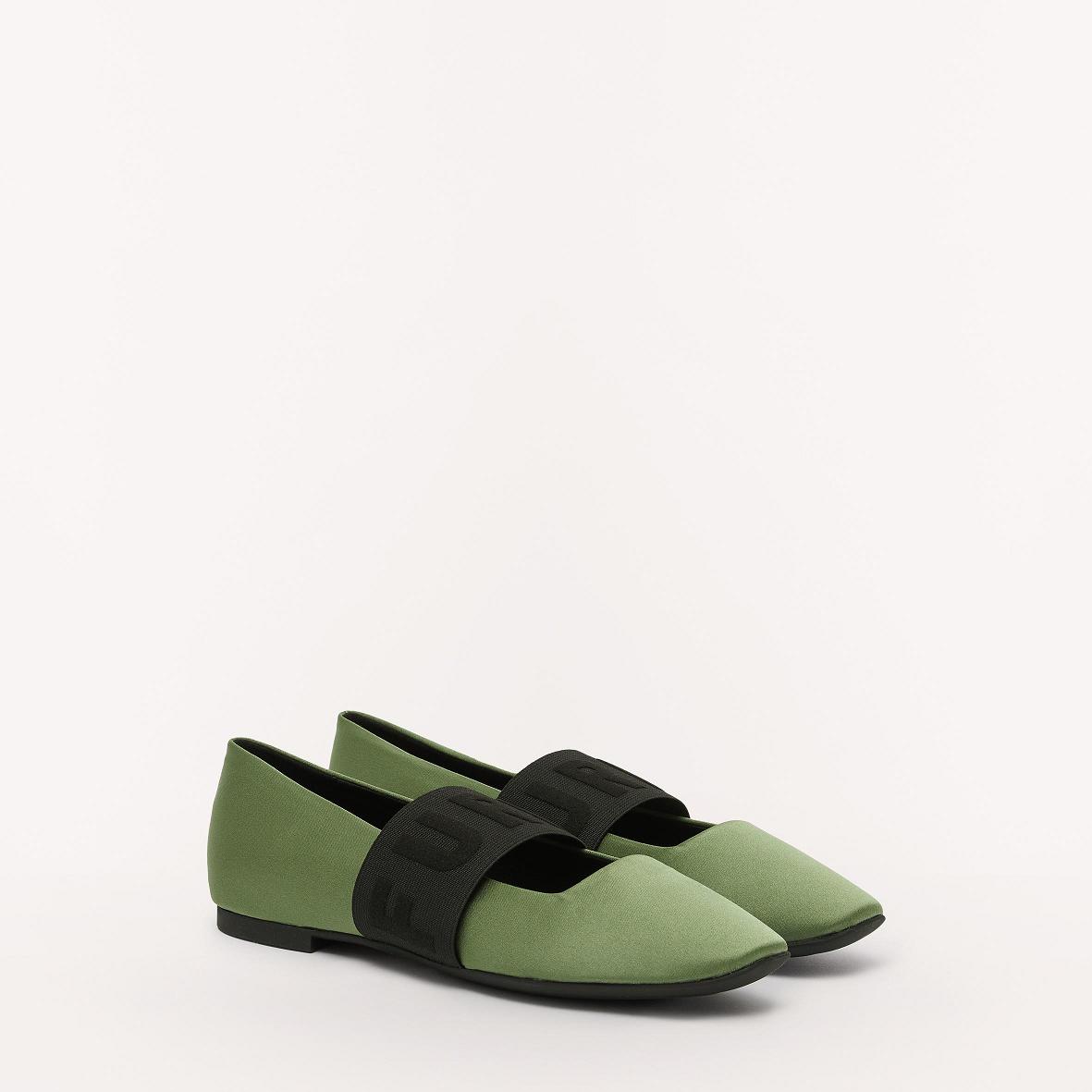 Furla Iris Ballerinas Green Women South Africa WU3815692